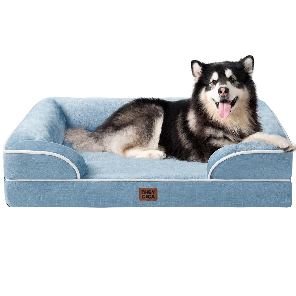 EHEYCIGA Orthopedic Dog Bed, Waterproof Washable Pet Bed Multiple Sizes - Bellhaven & Co.