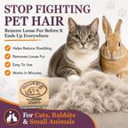 SleekEZ Grooming Brush for Shedding Patented Deshedding for Dog, Cats and Horses - Bellhaven & Co.