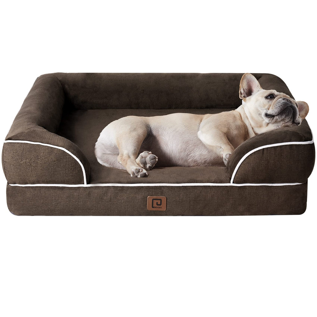 EHEYCIGA Orthopedic Dog Bed, Waterproof Washable Pet Bed Multiple Sizes - Bellhaven & Co.