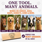 SleekEZ Grooming Brush for Shedding Patented Deshedding for Dog, Cats and Horses - Bellhaven & Co.