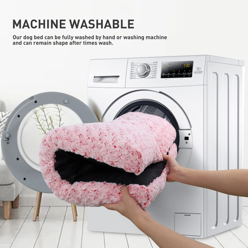 Washable Dog Bed Small to Large Size Dog Crate Bed Plush Pet Bed - Bellhaven & Co.