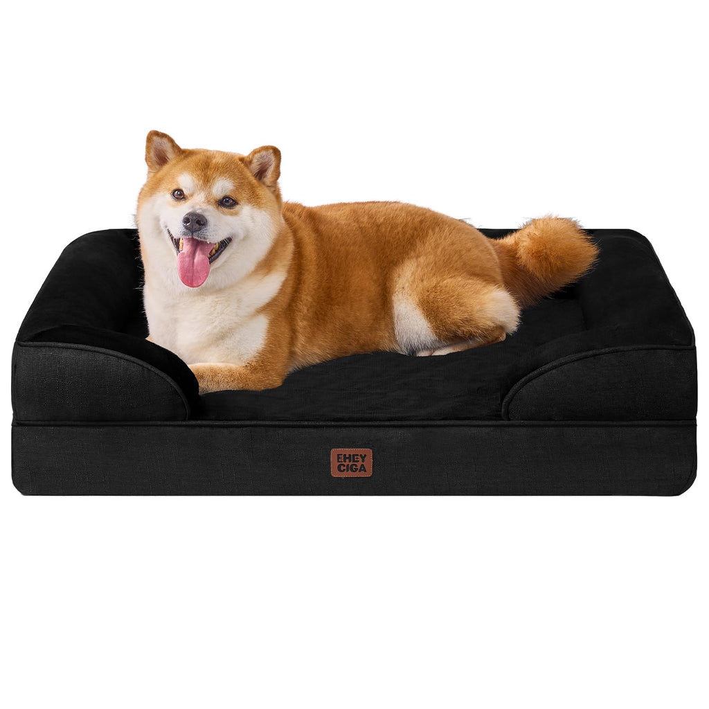 EHEYCIGA Orthopedic Dog Bed, Waterproof Washable Pet Bed Multiple Sizes - Bellhaven & Co.
