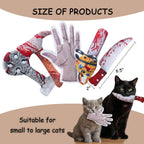 5 Pack Catnip Toys, Cat Toys with Catnip & Silvervine, Colorful Mushroom Cat Chew Toys - Bellhaven & Co.