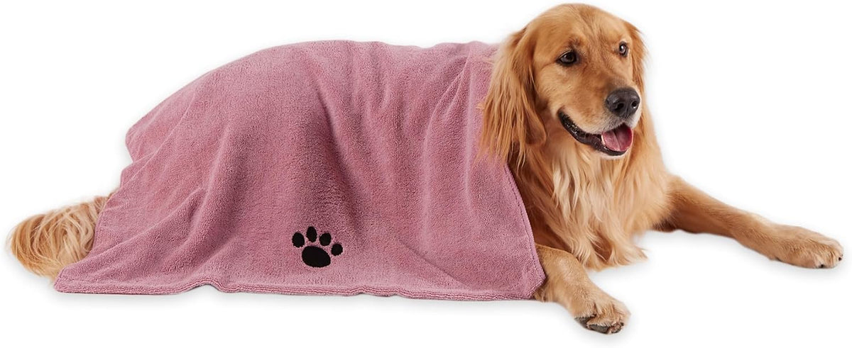 Bone Dry Pet Grooming Towel Collection Absorbent Microfiber Multiple Color Options