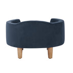 HomePop Upholstered Curved Pet Bed Luxury Cat & Dog Rasied Bed - Bellhaven & Co.