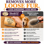 SleekEZ Grooming Brush for Shedding Patented Deshedding for Dog, Cats and Horses - Bellhaven & Co.