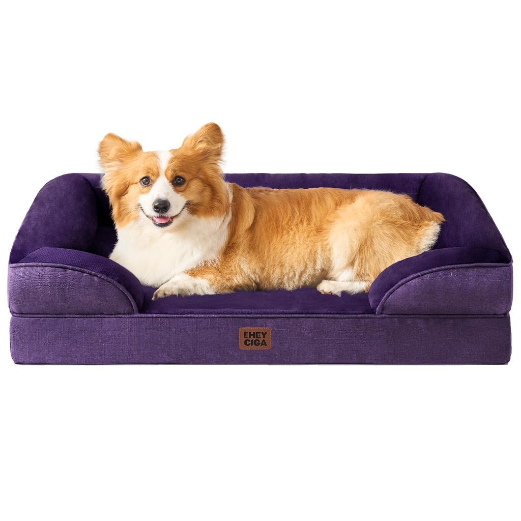 EHEYCIGA Orthopedic Dog Bed, Waterproof Washable Pet Bed Multiple Sizes - Bellhaven & Co.