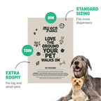 MyEcoWorld® Compostable Pet Poop Bags Made with Corn and Other Certified Compostable