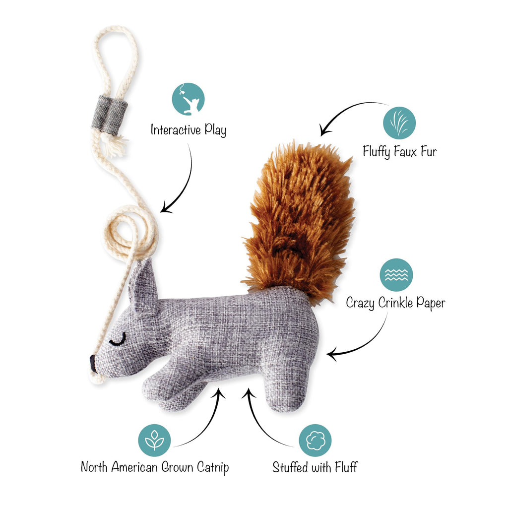 Fringe Studio Off THE Scales Durable Cotton Canvas Cat Toy 3PCS Set - Bellhaven & Co.