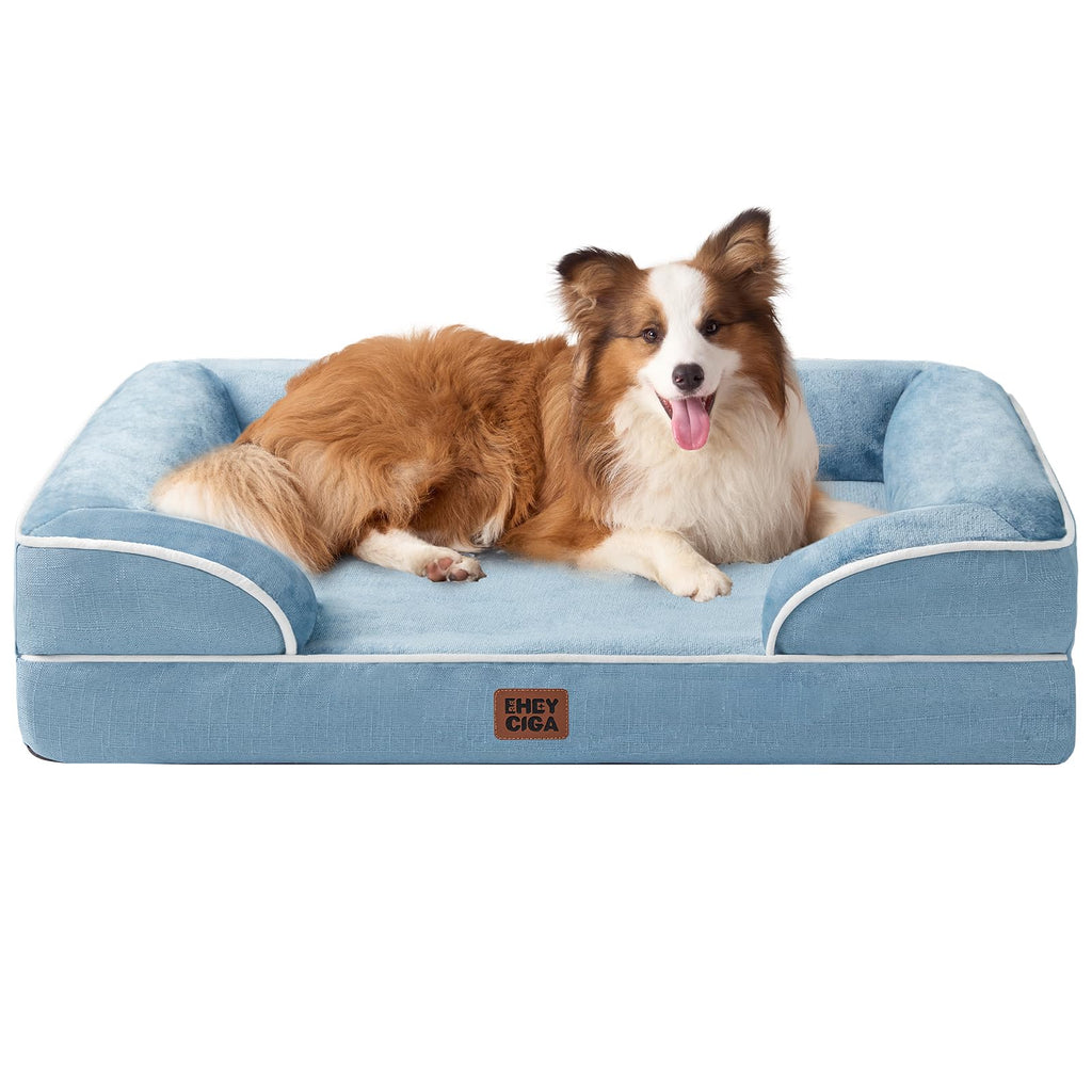 EHEYCIGA Orthopedic Dog Bed, Waterproof Washable Pet Bed Multiple Sizes - Bellhaven & Co.