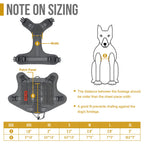 OneTigris Tactical Dog Harness Vest No-Pull Service Dog Vest  Multiple Colors XXS-XL