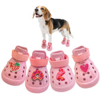Furrtripsy Dog Shoes Non-Slip Waterproof Sandals Breathable Perforated Boots - Bellhaven & Co.