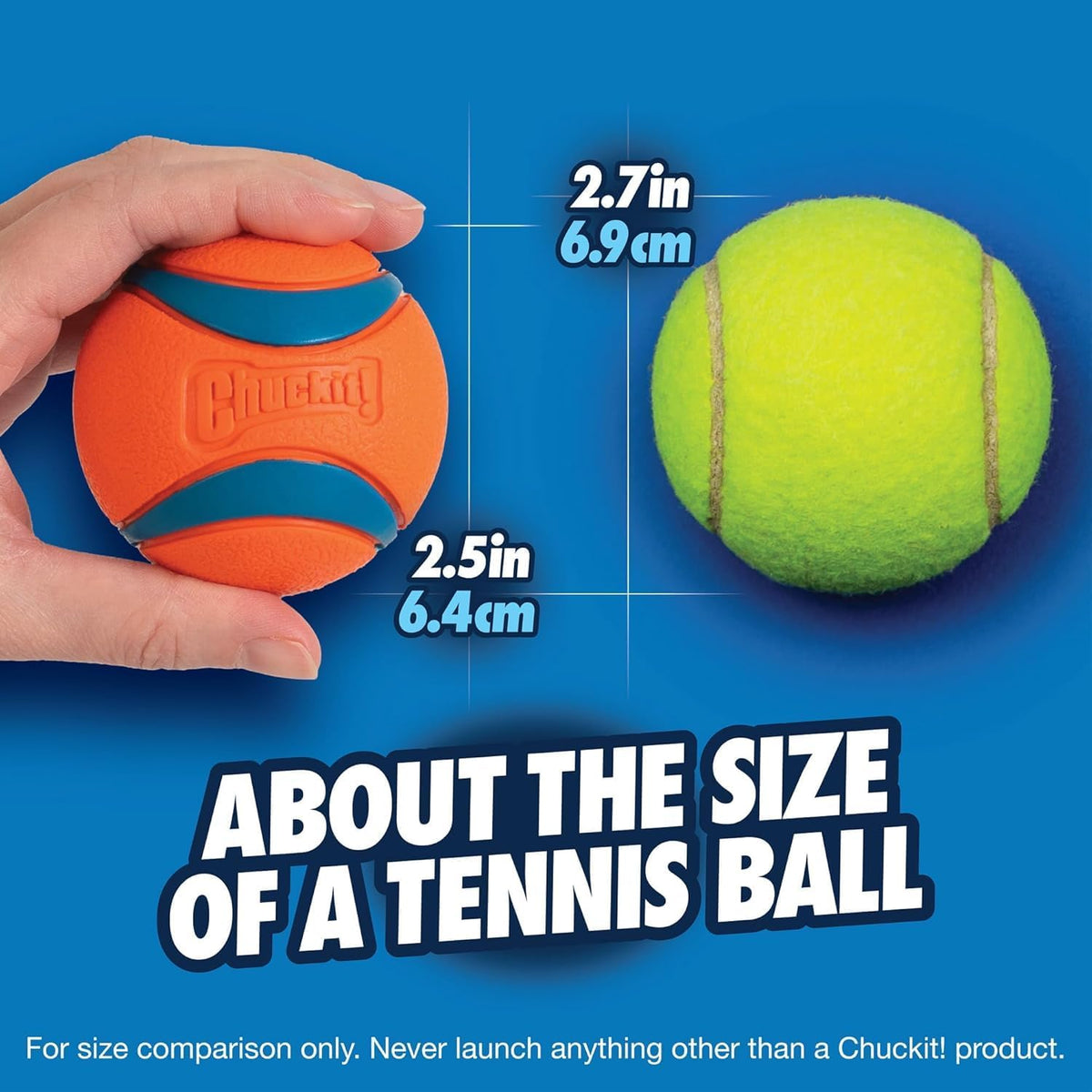 Chuckit! Ultra Ball Dog Toy Bouncy Fetch Balls For Dogs 20-60 lbs - Bellhaven & Co.