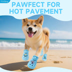 Furrtripsy Dog Shoes Non-Slip Waterproof Sandals Breathable Perforated Boots - Bellhaven & Co.