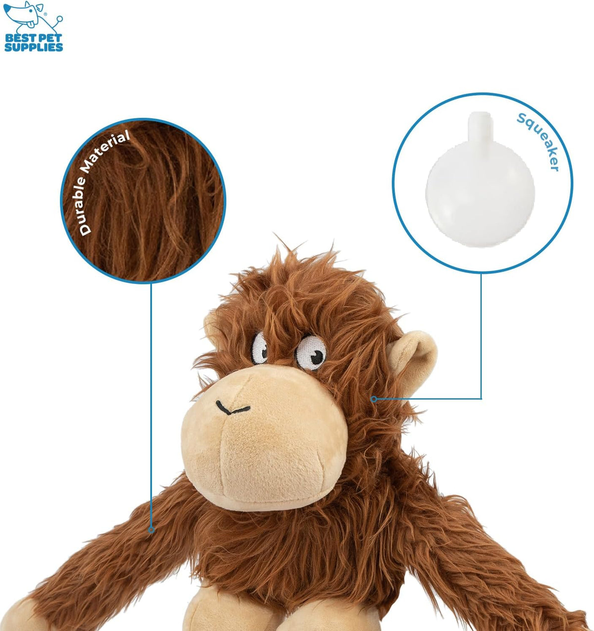 Best Pet Supplies Interactive Squeaky Dog Toy and Crinkle Dog Toys - Multiple Choices - Bellhaven & Co.