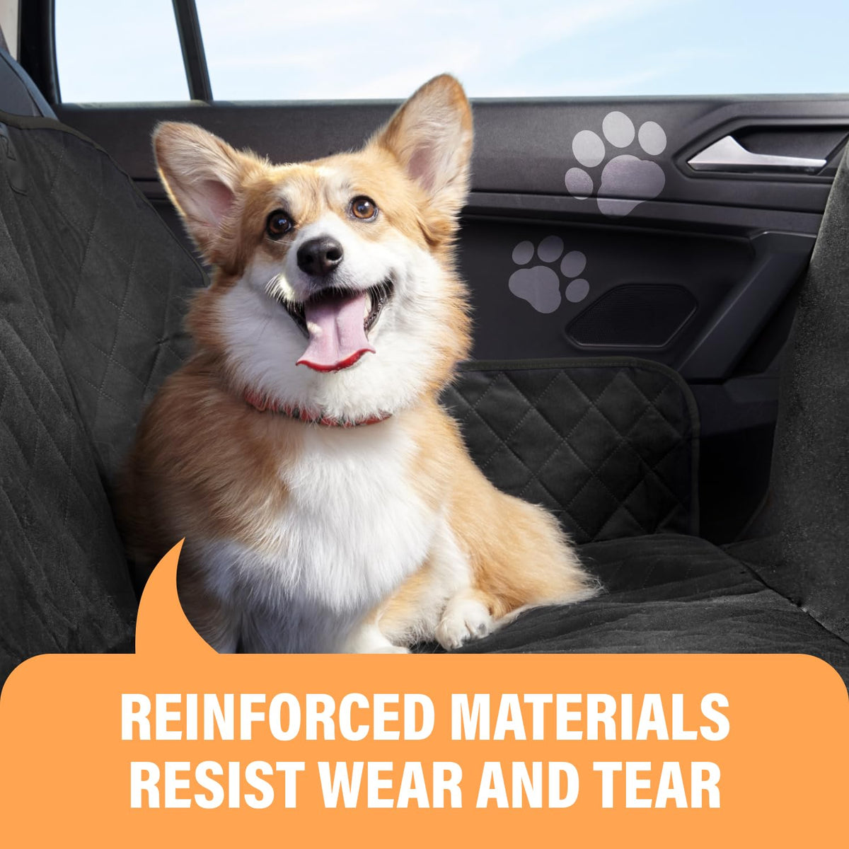 Active Pets Standard Dog Car Hammock Back Seat Cover Waterproof Std and XL