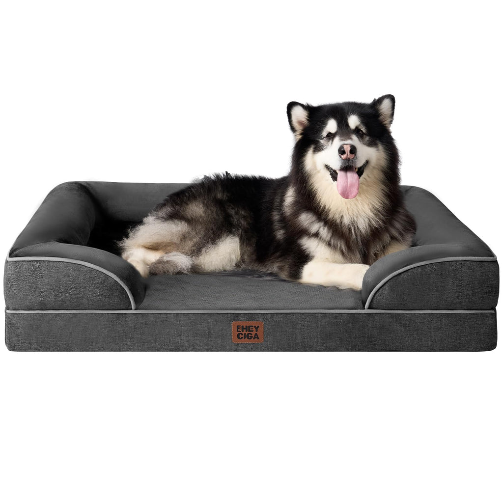 EHEYCIGA Orthopedic Dog Bed, Waterproof Washable Pet Bed Multiple Sizes - Bellhaven & Co.