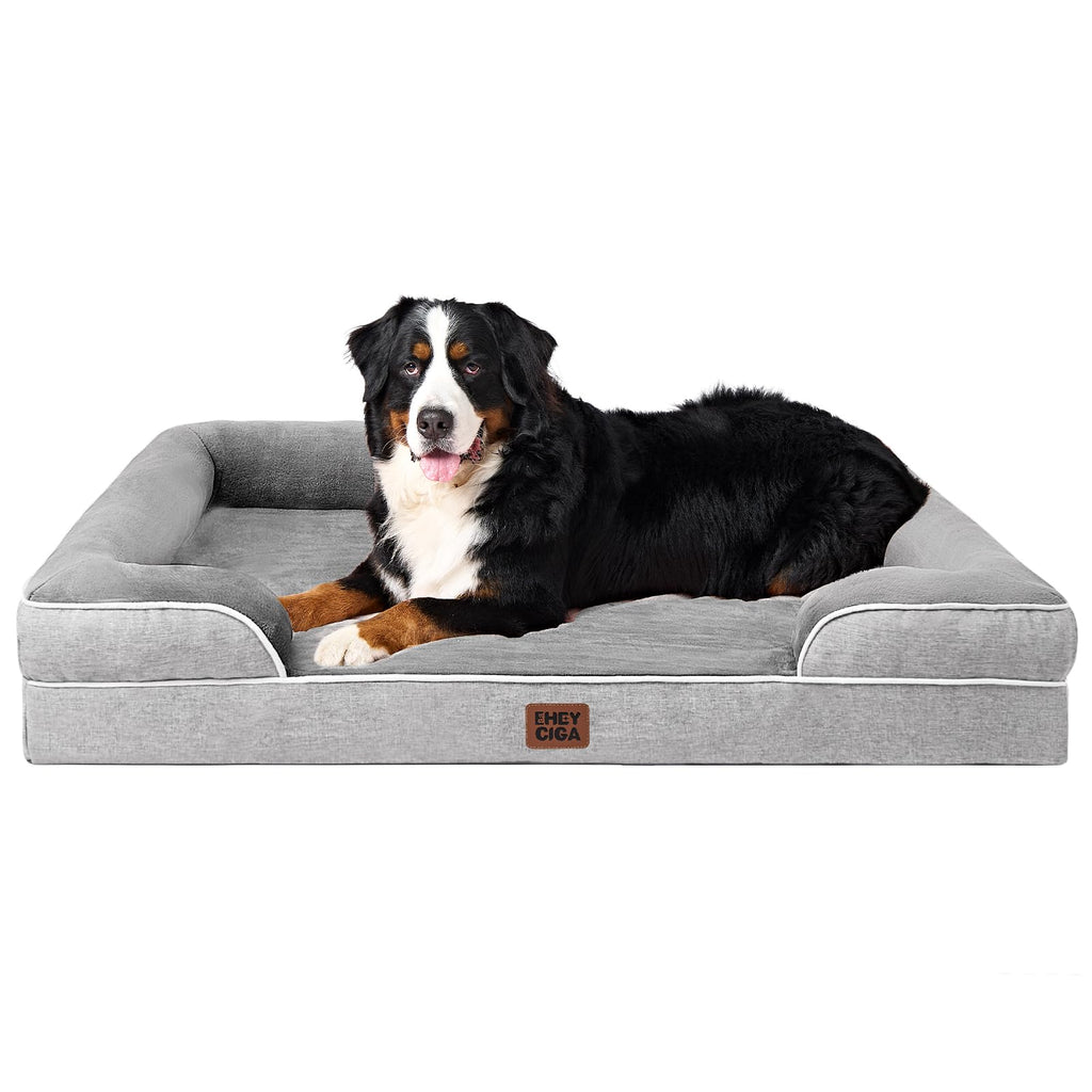 EHEYCIGA Orthopedic Dog Bed, Waterproof Washable Pet Bed Multiple Sizes - Bellhaven & Co.