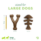 Benebone Medium 4-Pack Dog Toys for Aggressive Chewers - Bellhaven & Co.