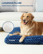 Washable Dog Bed Small to Large Size Dog Crate Bed Plush Pet Bed - Bellhaven & Co.