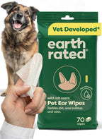 Earth Rated Dog Wipes for Paws & Butt Deodorizing Scented & Unscented, 100ct - Bellhaven & Co.