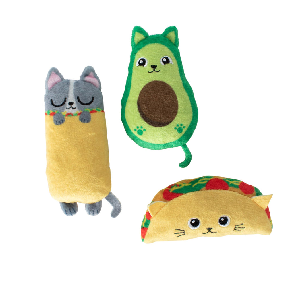 Fringe Studio Off THE Scales Durable Cotton Canvas Cat Toy 3PCS Set - Bellhaven & Co.