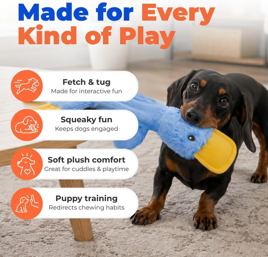 Best Pet Supplies Interactive Squeaky Dog Toy and Crinkle Dog Toys - Multiple Choices - Bellhaven & Co.