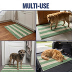 Muddy Mat® Super Absorbent Loop-Thread Chenille Dog Door Mat for Muddy Paws