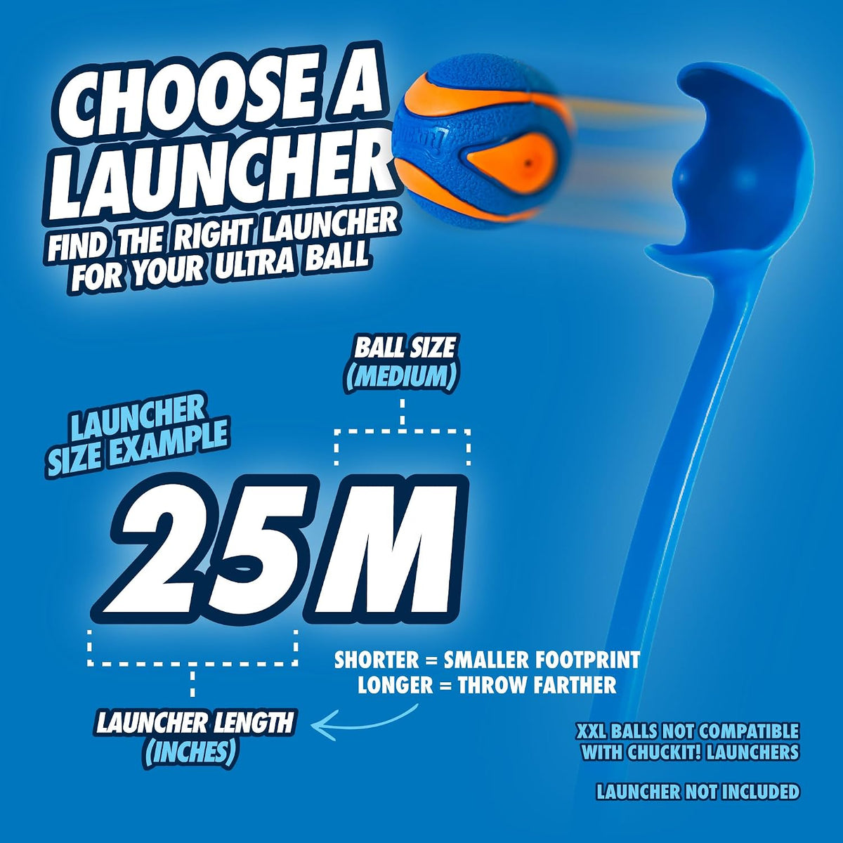 Chuckit! Ultra Ball Dog Toy Bouncy Fetch Balls For Dogs 20-60 lbs - Bellhaven & Co.