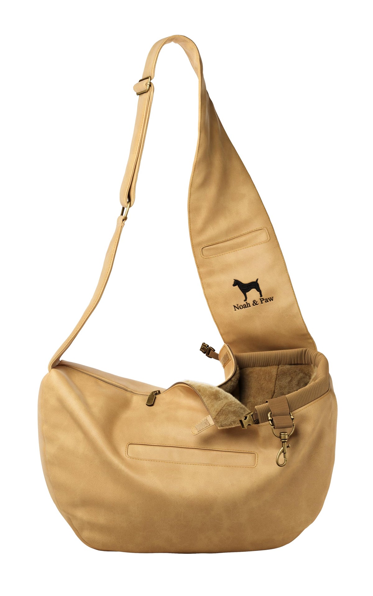 Noah & Paw Dog Sling Carrier for Small Dogs 5-18lb, Cat Carrier Adjustable Padded Strap - Bellhaven & Co.