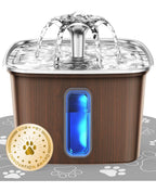 Veken Innovation Award Winner Automatic Stainless Steel Pet Water Fountain 108oz - Bellhaven & Co.