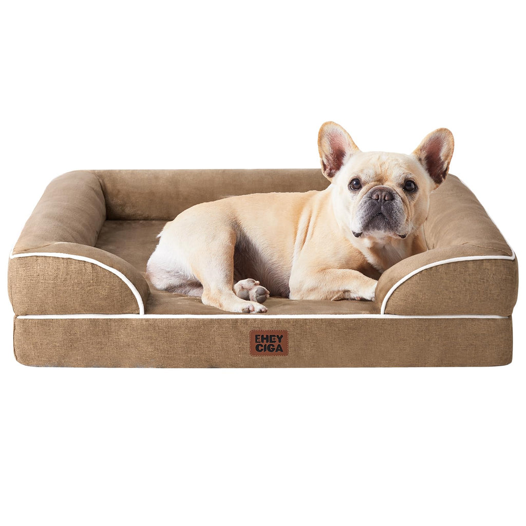 EHEYCIGA Orthopedic Dog Bed, Waterproof Washable Pet Bed Multiple Sizes - Bellhaven & Co.