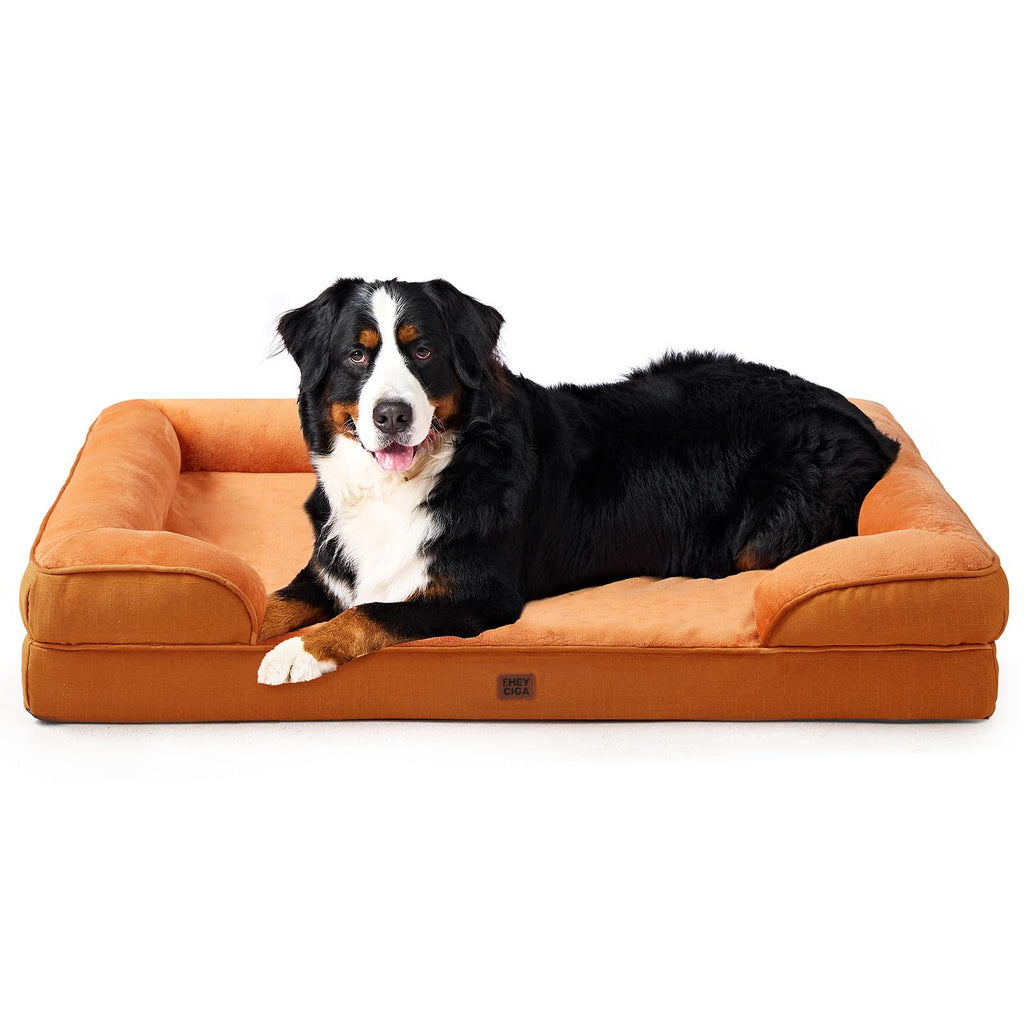 EHEYCIGA Orthopedic Dog Bed, Waterproof Washable Pet Bed Multiple Sizes - Bellhaven & Co.