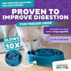 Outward Hound Fun Feeder Slow Feeding Bowl Non Slip for Dogs and Cats - Bellhaven & Co.