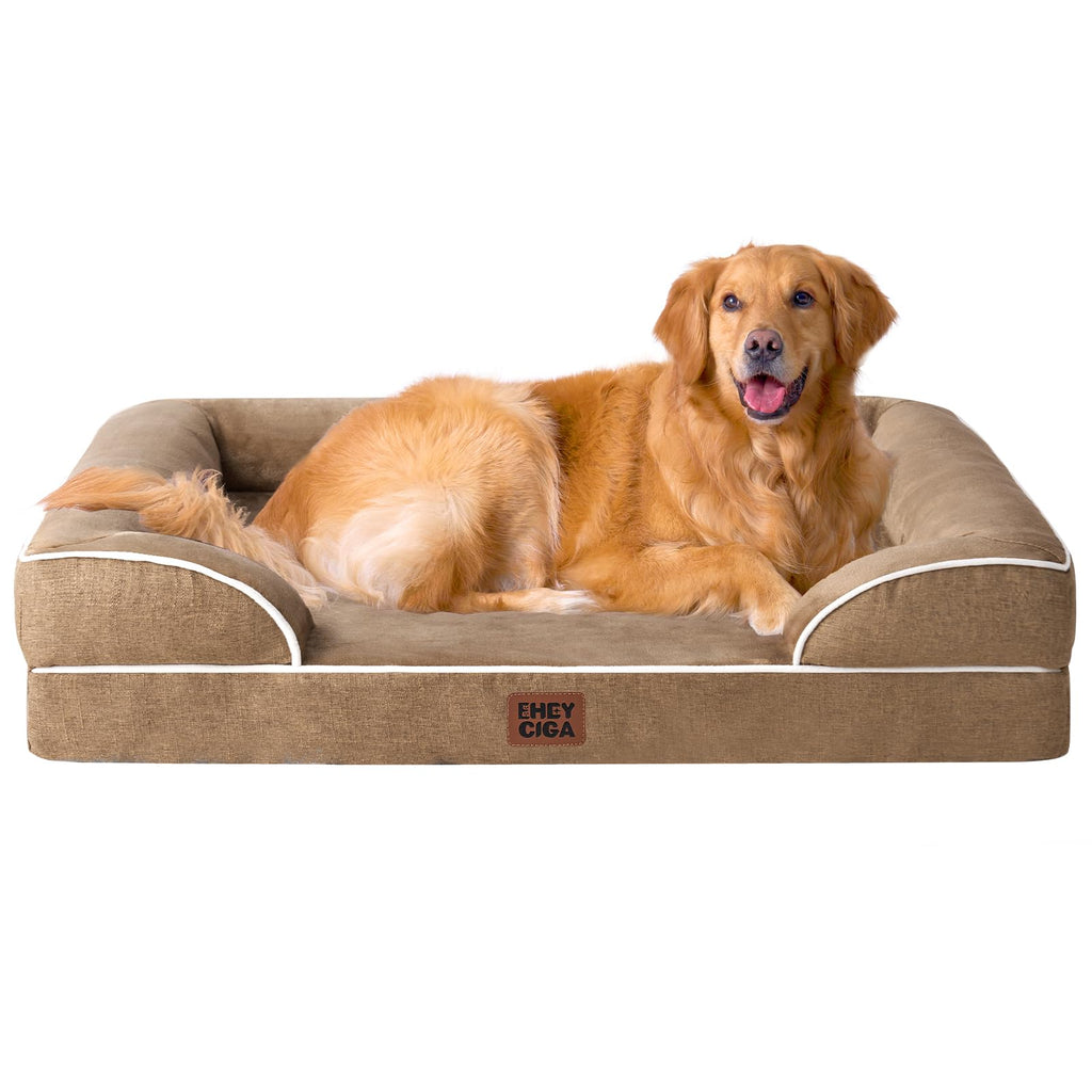 EHEYCIGA Orthopedic Dog Bed, Waterproof Washable Pet Bed Multiple Sizes - Bellhaven & Co.