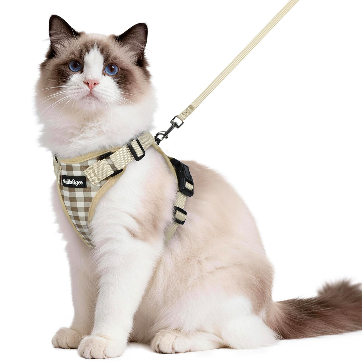 Rabbitgoo Cat Harness and Leash Set Escape Proof Vest Soft Breathable Mesh - Bellhaven & Co.