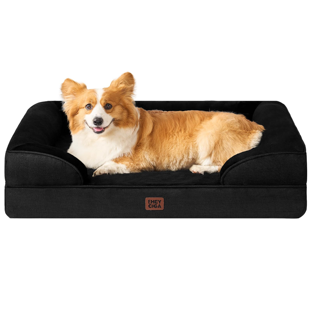 EHEYCIGA Orthopedic Dog Bed, Waterproof Washable Pet Bed Multiple Sizes - Bellhaven & Co.