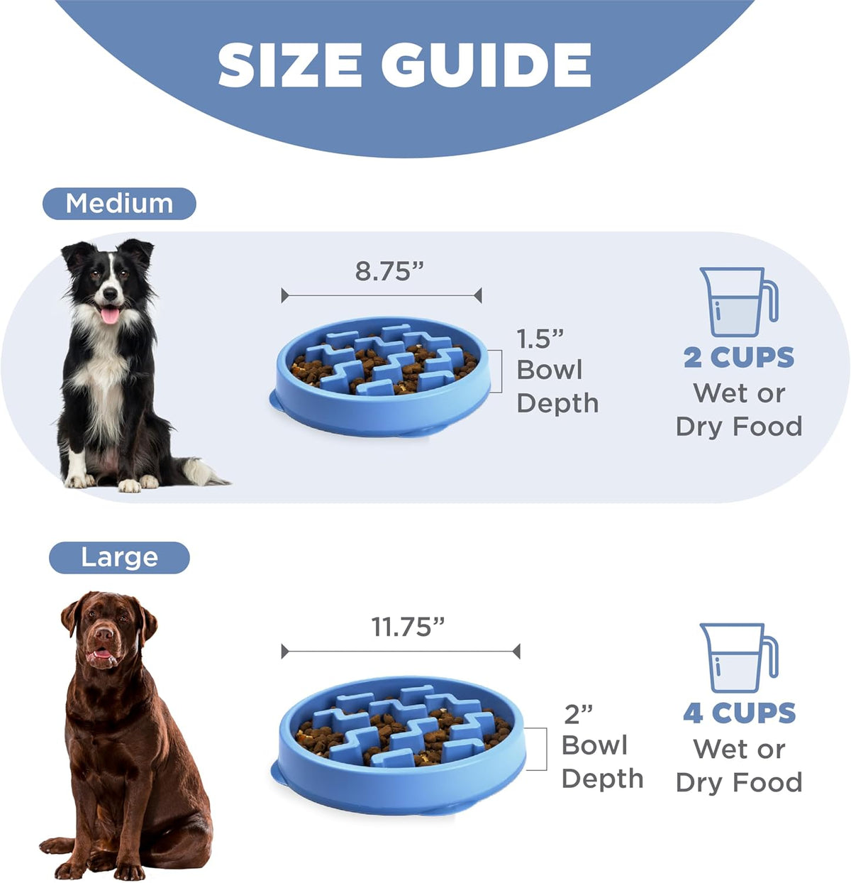 Outward Hound Fun Feeder Slow Feeding Bowl Non Slip for Dogs and Cats - Bellhaven & Co.