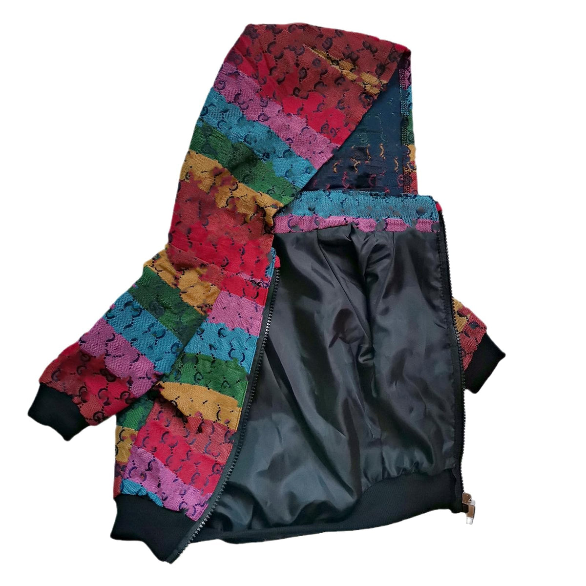 Luxury Winter Hooded Dog Jacket In Two Pattern Options Small-XXL