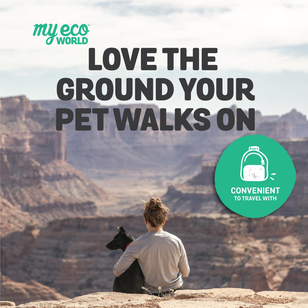 MyEcoWorld® Compostable Pet Poop Bags Made with Corn and Other Certified Compostable