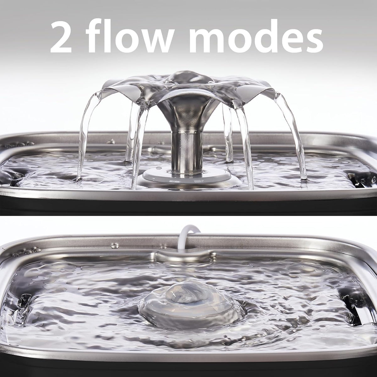 Veken Innovation Award Winner Automatic Stainless Steel Pet Water Fountain 108oz - Bellhaven & Co.