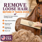 SleekEZ Grooming Brush for Shedding Patented Deshedding for Dog, Cats and Horses - Bellhaven & Co.