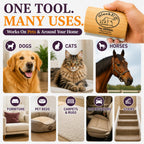 SleekEZ Grooming Brush for Shedding Patented Deshedding for Dog, Cats and Horses - Bellhaven & Co.