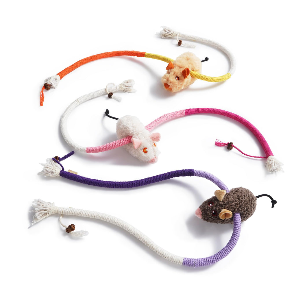 5 Pack Catnip Toys, Cat Toys with Catnip & Silvervine, Colorful Mushroom Cat Chew Toys - Bellhaven & Co.