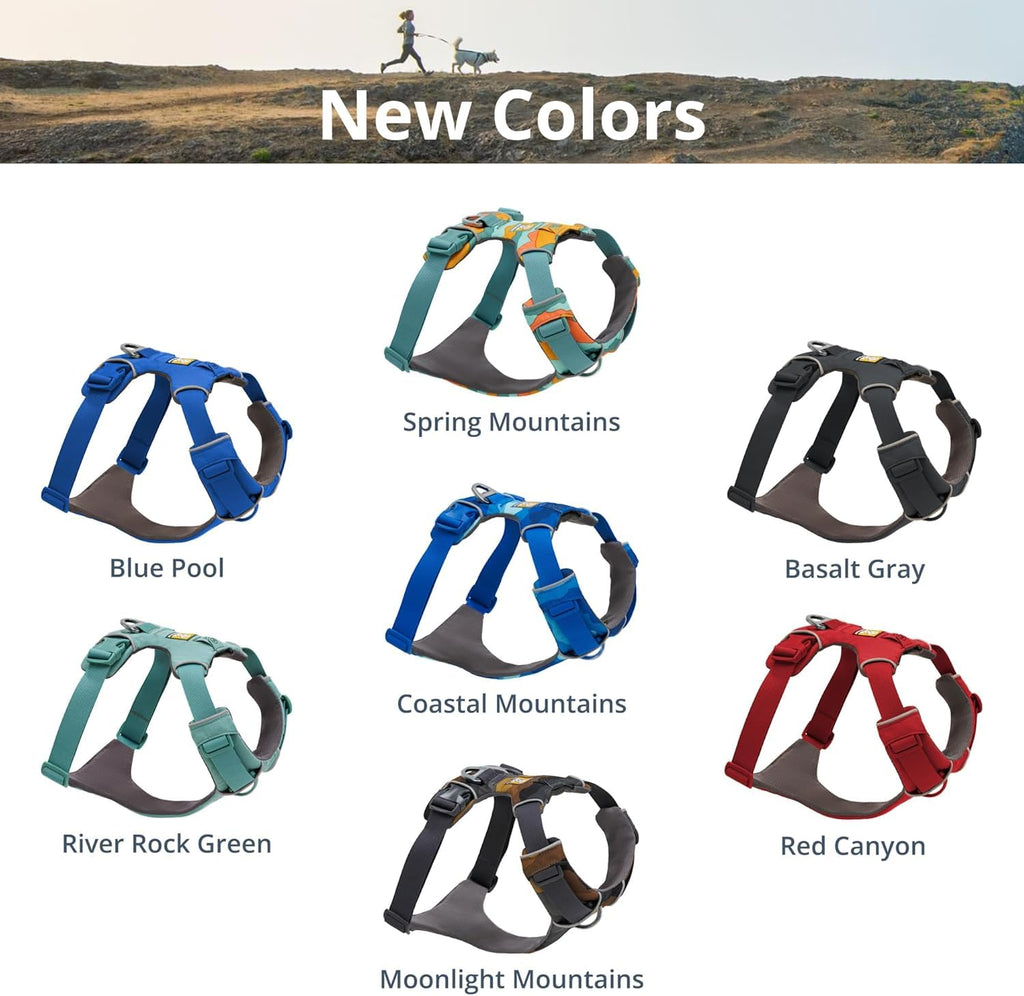 Ruffwear Front Range Dog Chest Harness Multiple Colors S-XL