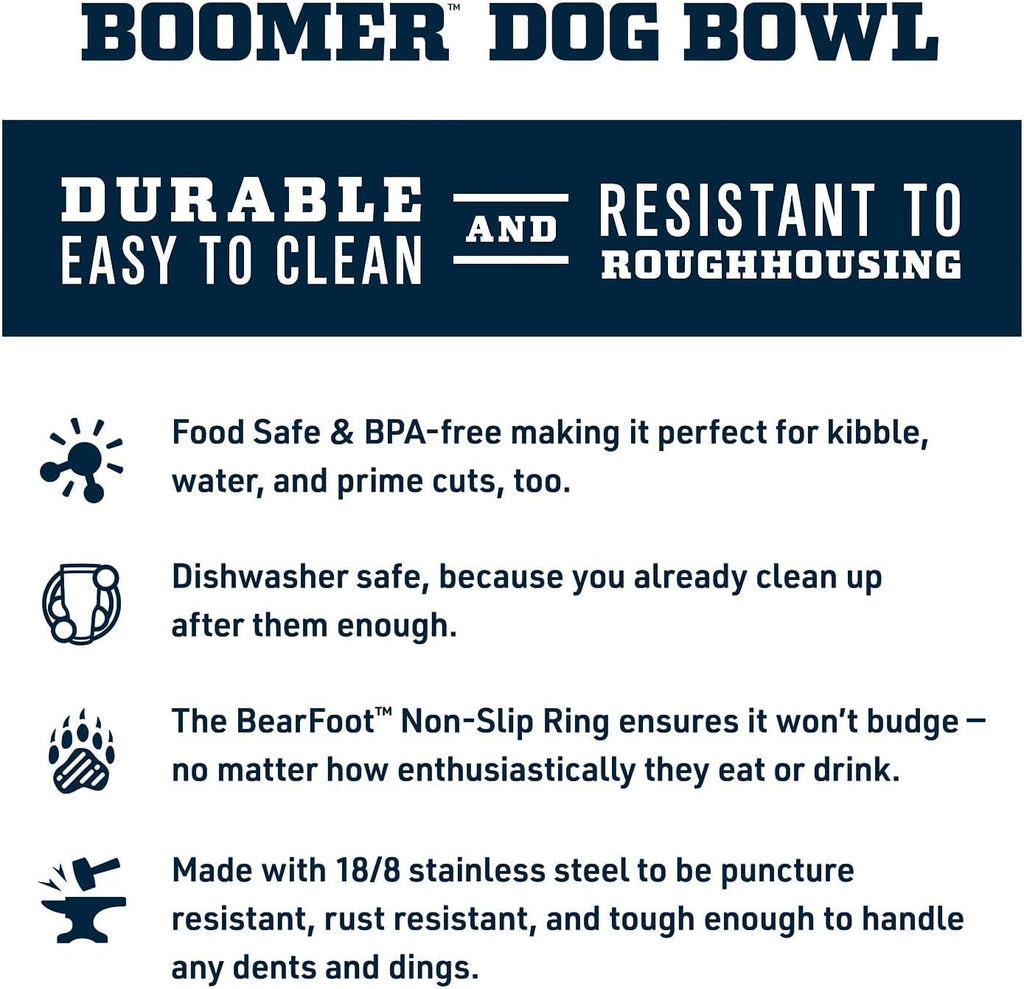 YETI Boomer 4 Stainless Steel Non-Slip Dog Bowl Holds 32 Ounces - Bellhaven & Co.