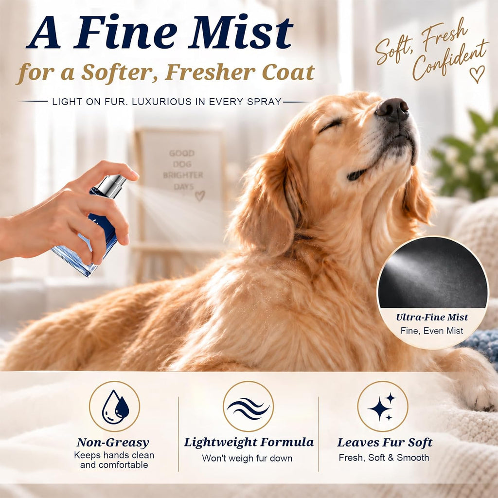Dog Perfume, Luxury White Tea Scent, 1.7 Fl Oz | Gift Boxed