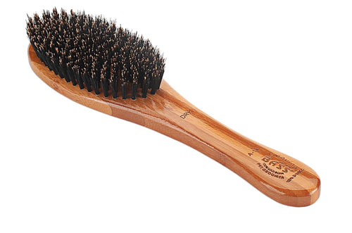 Bass Brushes Shine & Condition Pet Brush Wood Handle Natural Bristles - Bellhaven & Co.
