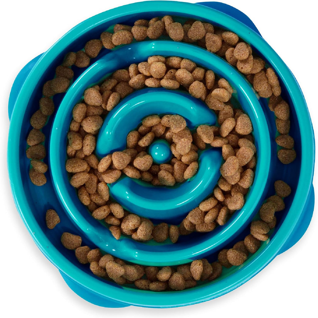 Outward Hound Fun Feeder Slow Feeding Bowl Non Slip for Dogs and Cats - Bellhaven & Co.