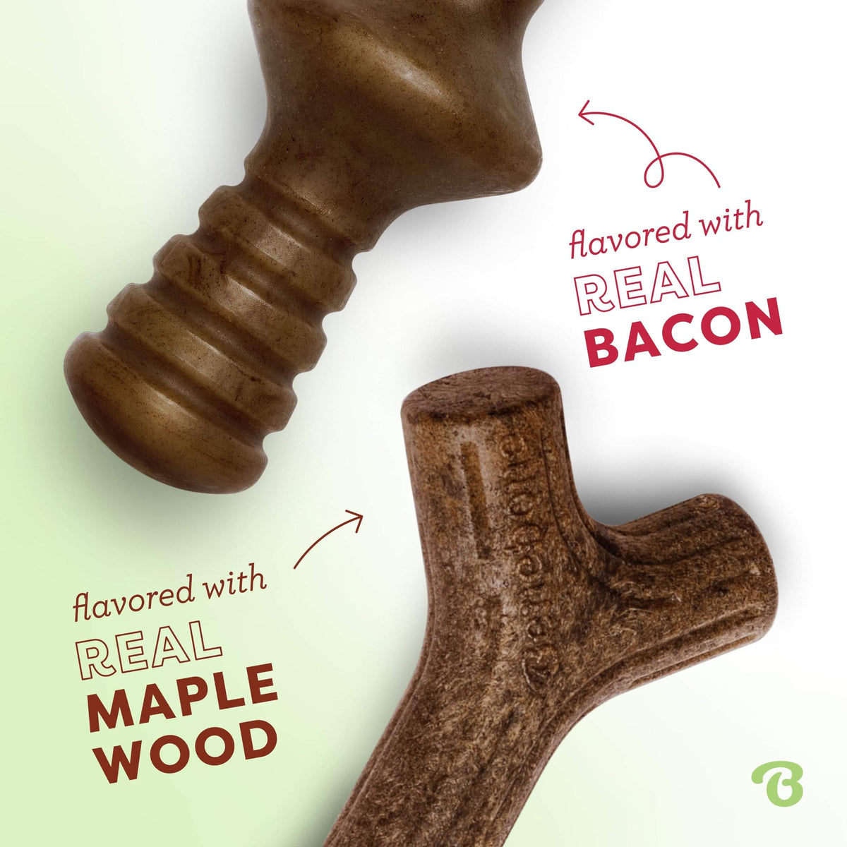 Benebone Medium 4-Pack Dog Toys for Aggressive Chewers - Bellhaven & Co.